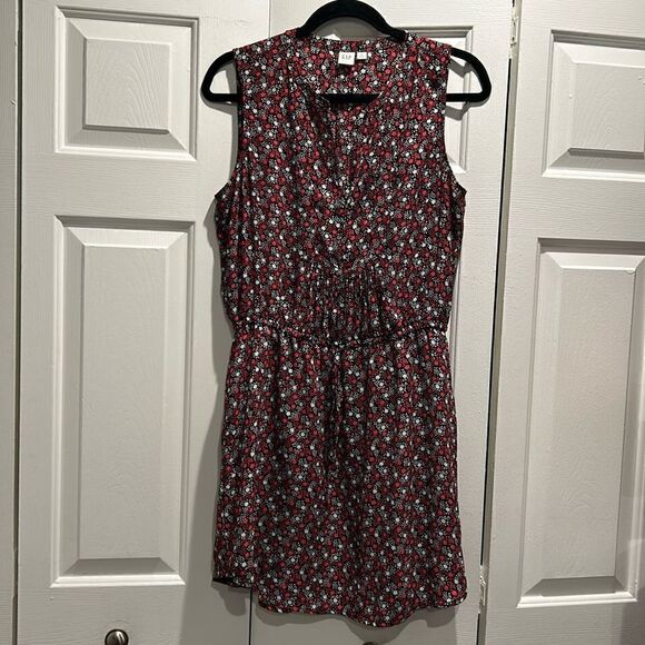 Gap Red/White/Black Dress, Size Medium - Picture 1 of 9